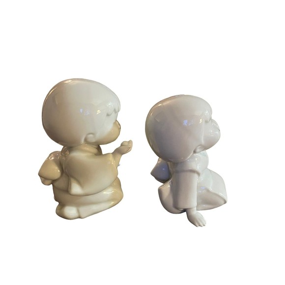 Toyo Japan ceramic sculptures of girls set of 2 - Picture 2 of 9